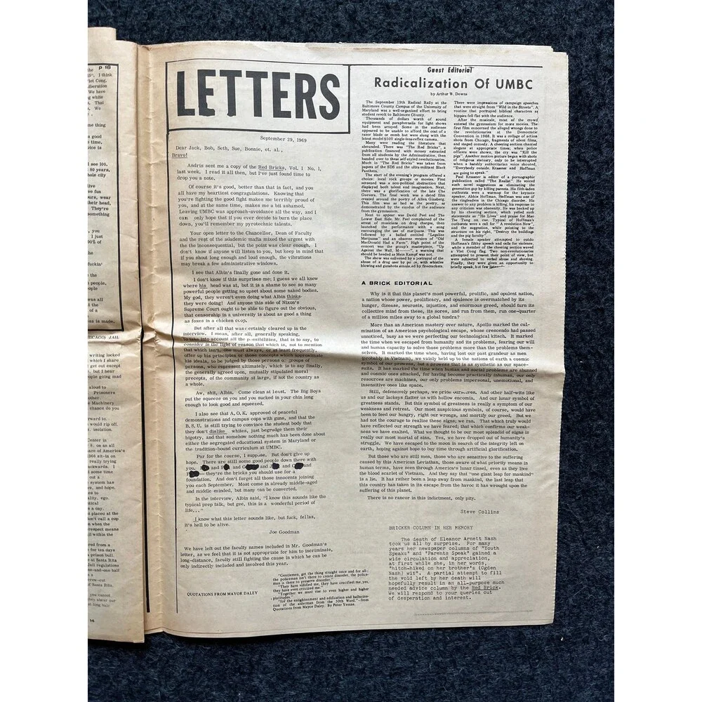 1970s Far Left Underground Newspaper, Black Panther Party, Vintage Antique Coll